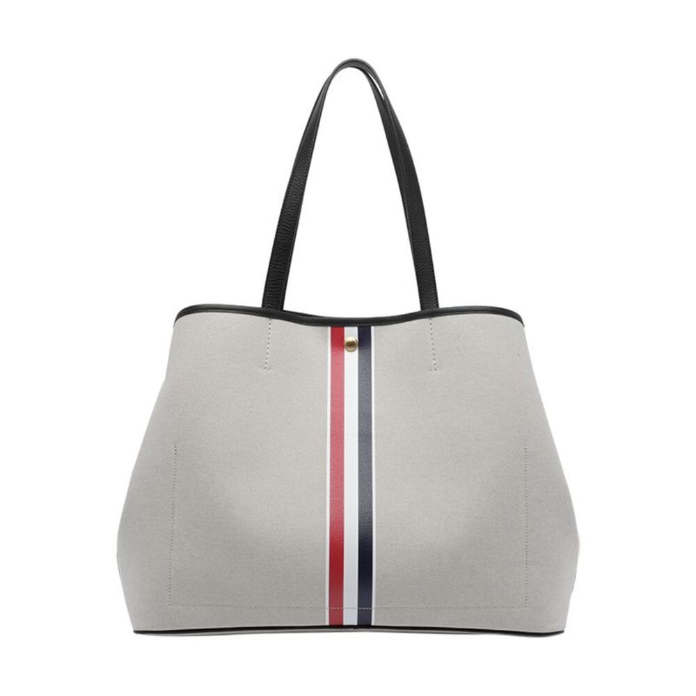 Thom Browne Men Rwb Stripe Tool Tote Bag